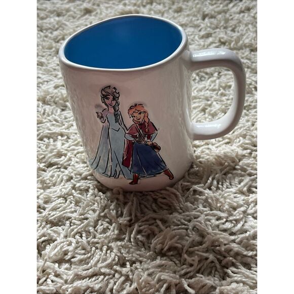 Rae Dunn Disney’s Frozen 'Find Your Strength' Double Sided Mug Anna and Elsa - Picture 1 of 7